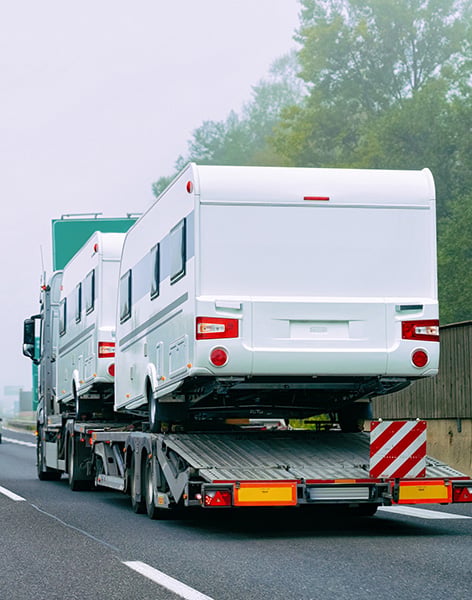 Trailer Transporting Vehicles